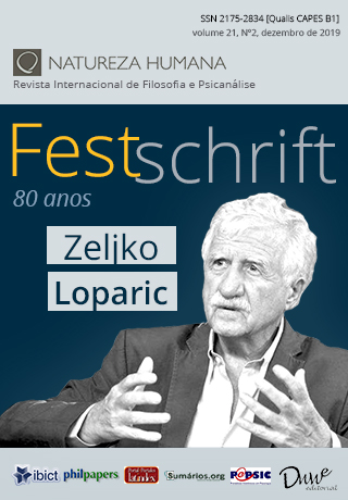 					Visualizar v. 21 n. 2 (2019): Festschrift Zeljko Loparic 80 anos
				