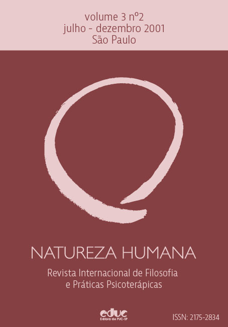 					Visualizar v. 3 n. 2 (2001): Natureza Humana
				