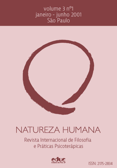 					Visualizar v. 3 n. 1 (2001): Natureza Humana
				